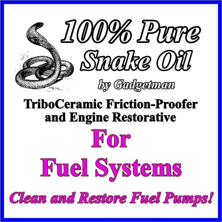 Snake Oil for Fuel Systems Info Card