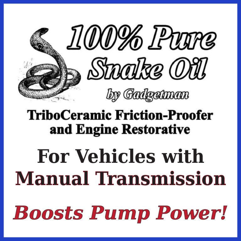 SnakeOil for Manual Transmissions